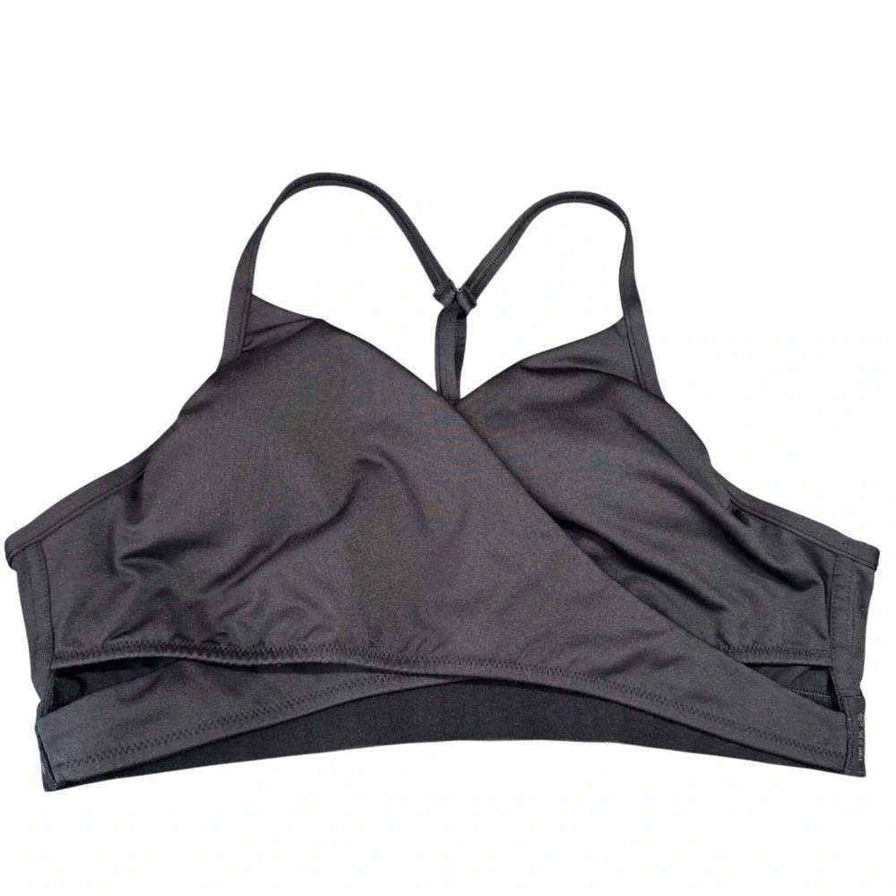 PINK Victorias Secret Ultimate Lightly Lined Sports‎ Bra Black XL Y-Strap